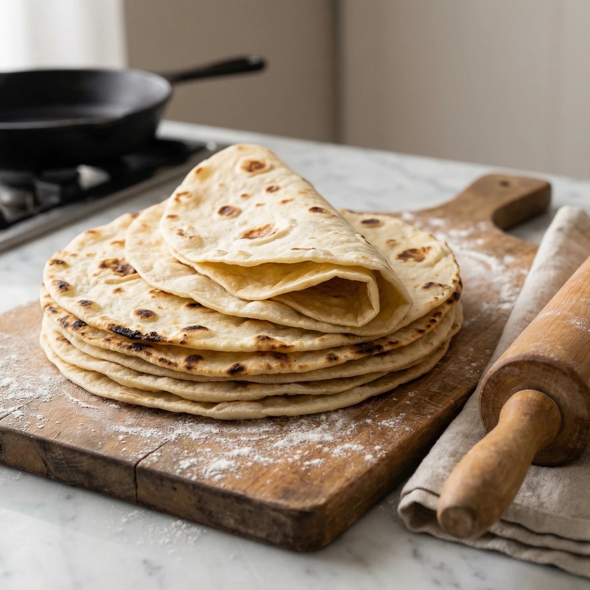 Homemade Flour Tortillas