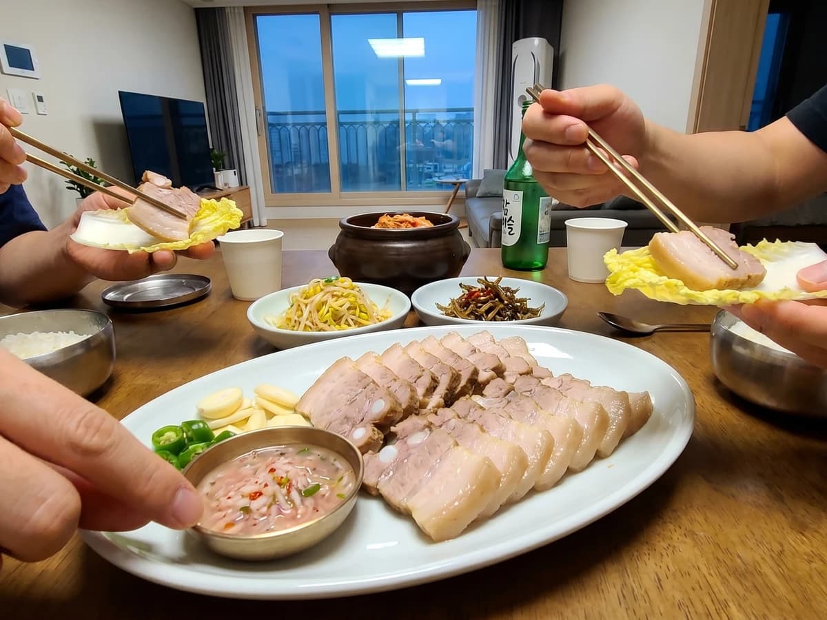 Suyuk (Boiled Sliced Pork) - Chef Jeong-sun