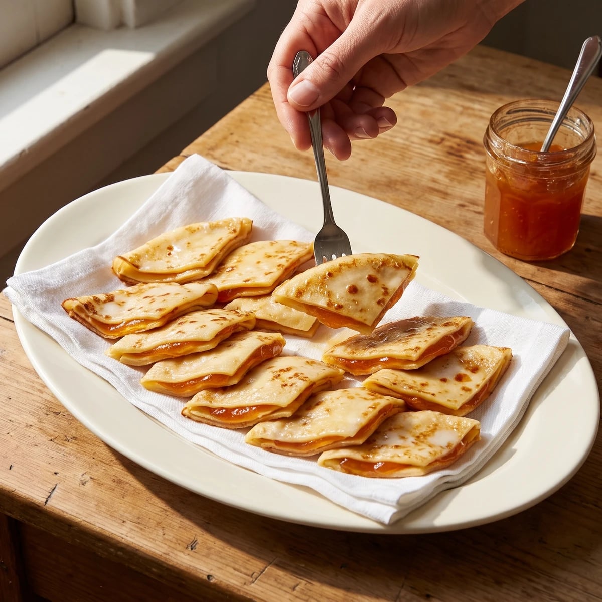 Pannequets with Jam