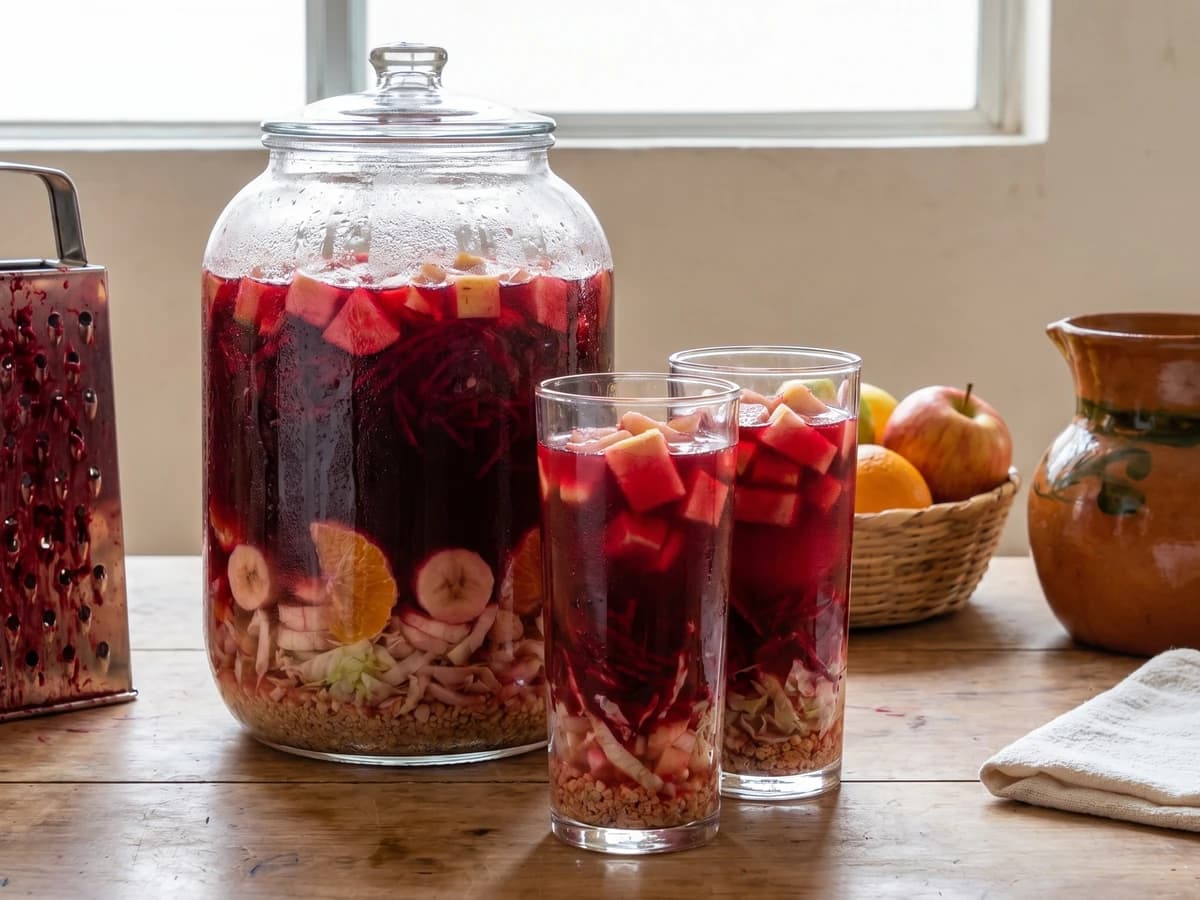 Agua de Betabel Aguascalentense de Cuaresma - Chef Lupita