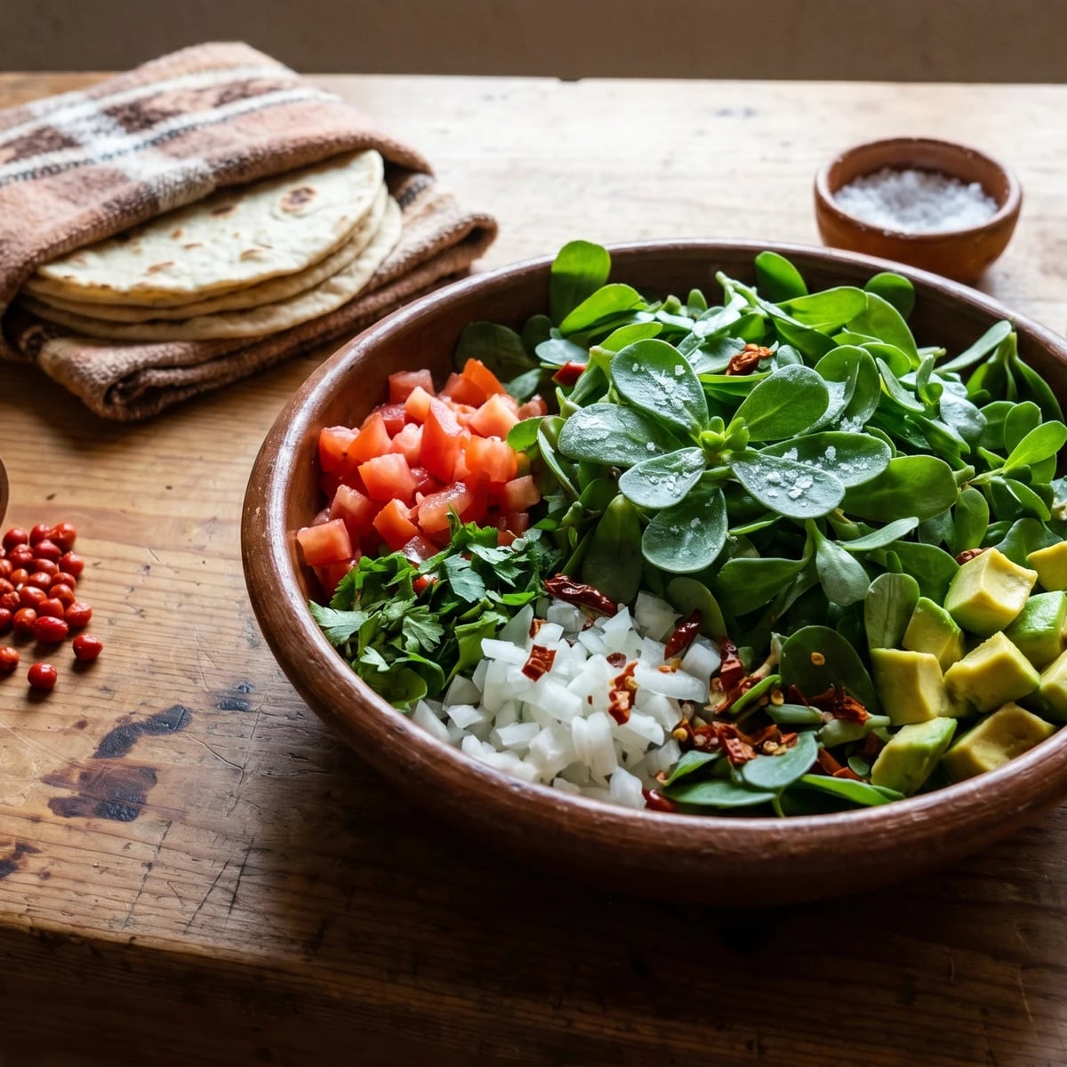 Ensalada de Verdolagas Tarahumara