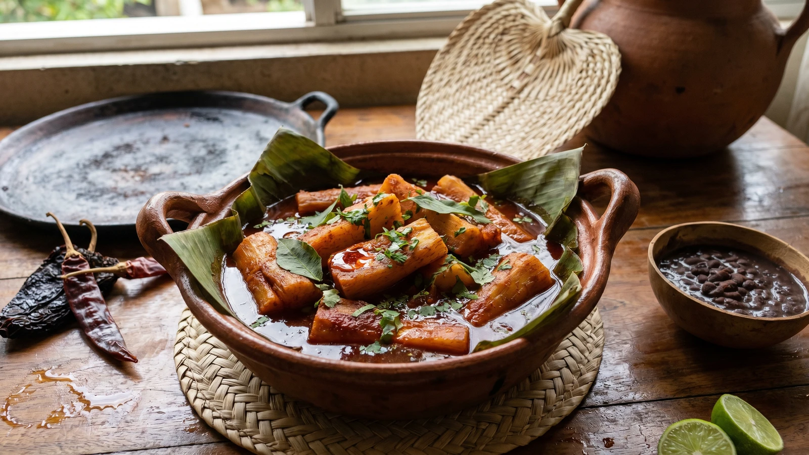 Yuca en Chilpachole de Los Tuxtlas