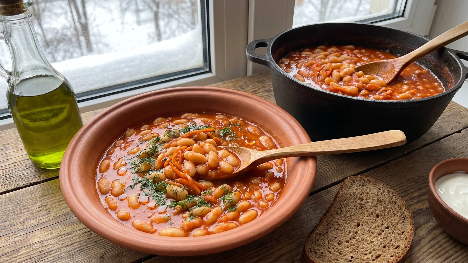 Tushkovana Kvasolia (тушкована квасоля, stewed beans)