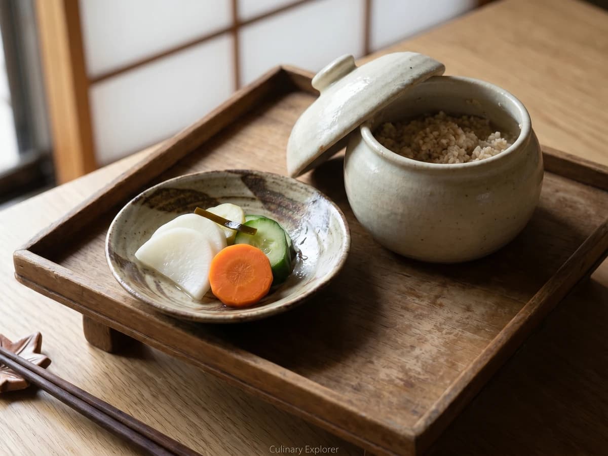 Sango-hachi Doko (三五八漬け床, Tōhoku koji marinade bed) - Chef Takumi