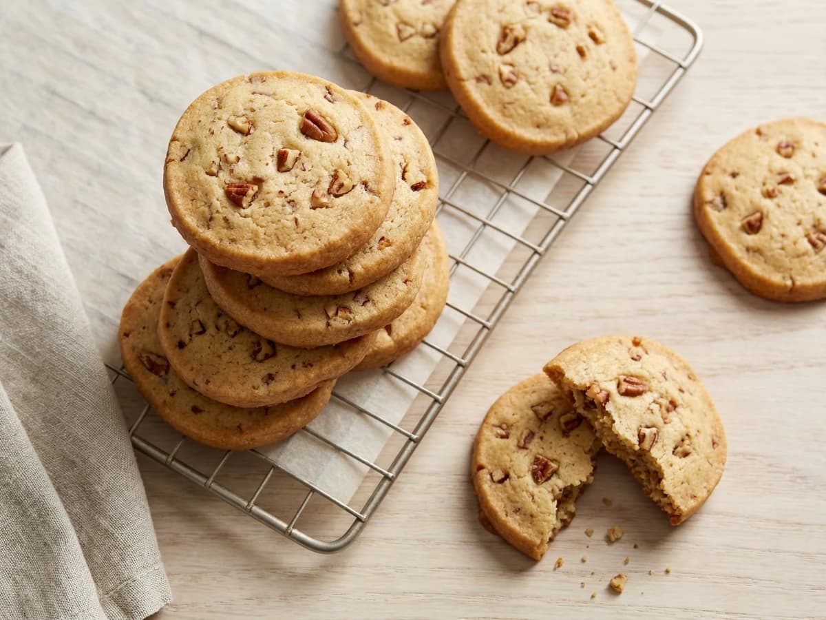Butter Pecan Icebox Cookies - Chef Dean
