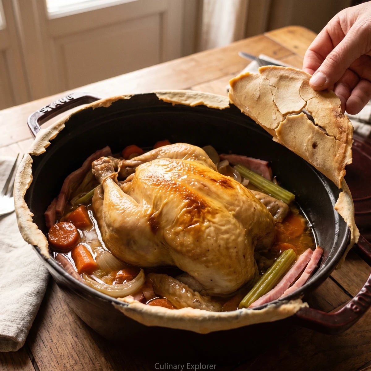 Poularde en Estouffade
