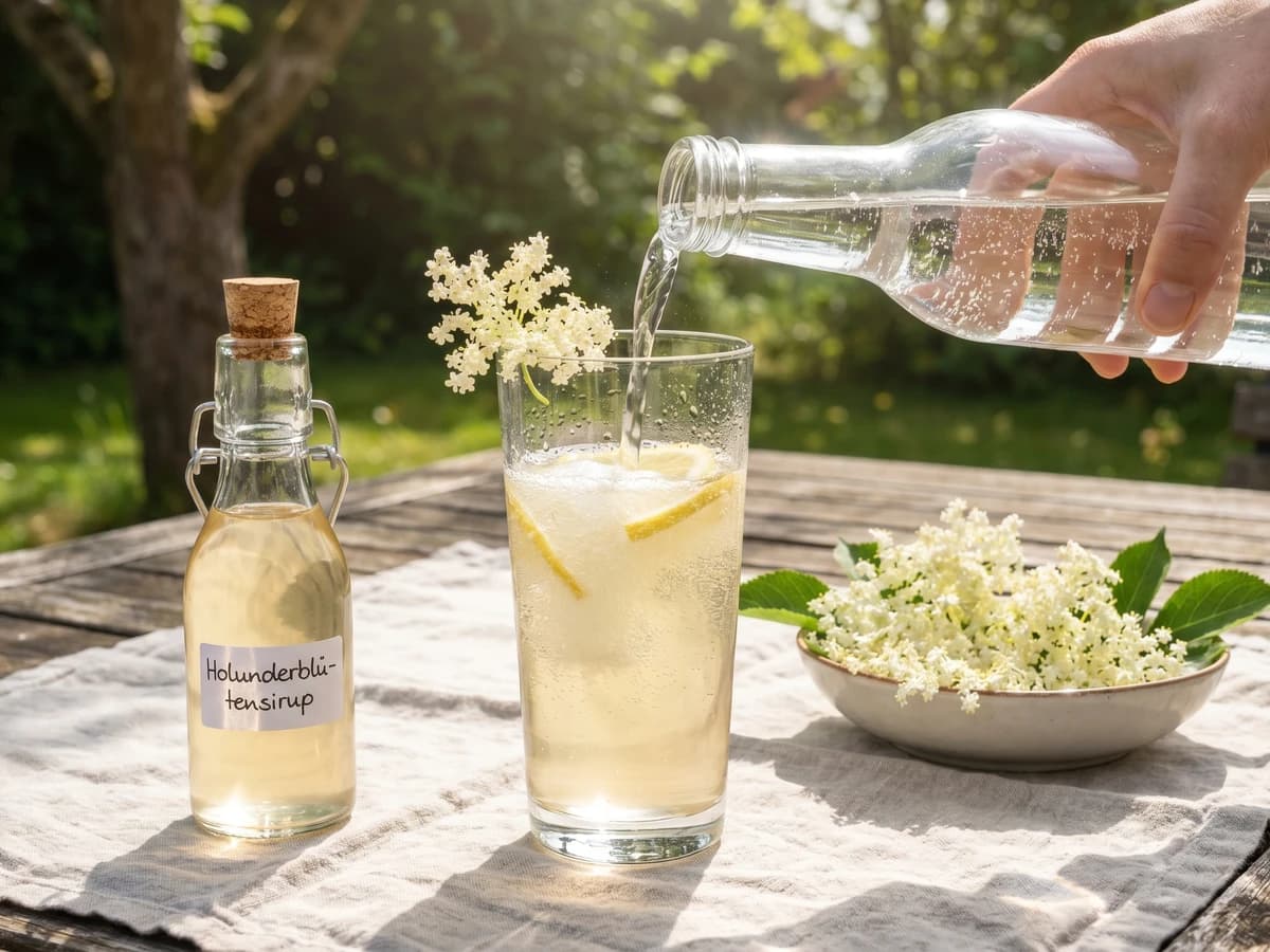 Holunderblütensirup-Limonade - Chef Klaus