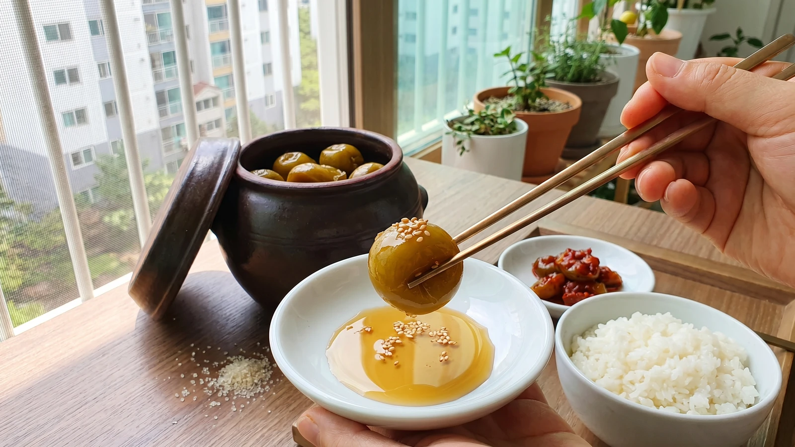 Maesil-jangajji (Pickled Green Plum)