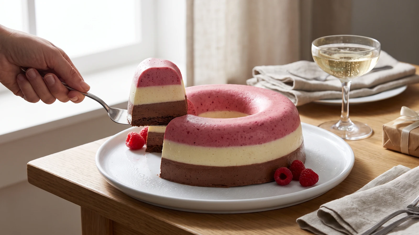 Bavarois Rubanné