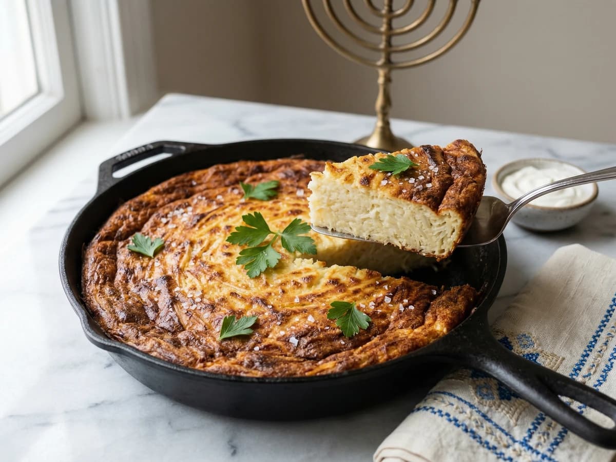 Savory Potato Kugel - Chef Dean