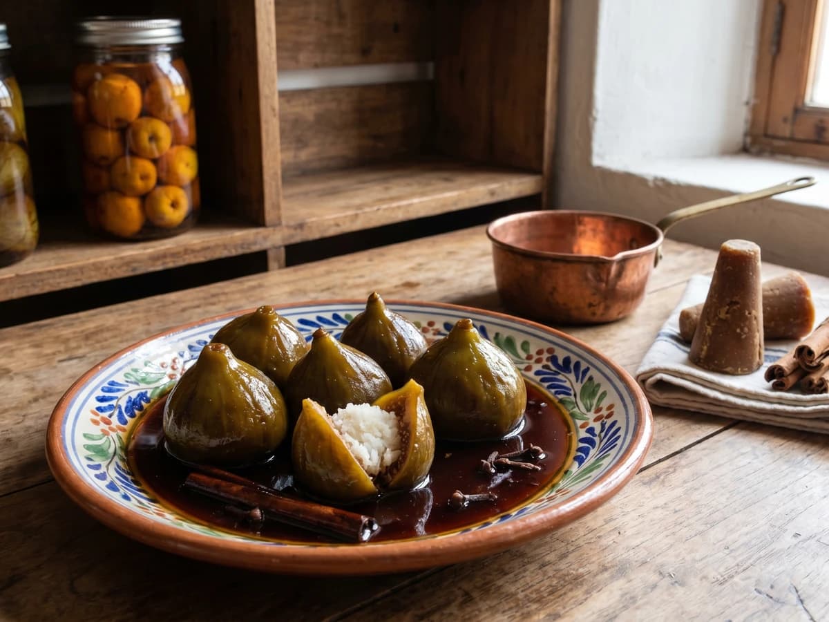 Higos Rellenos de Coco en Almibar - Chef Lupita
