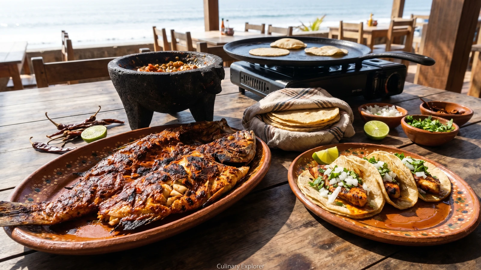 Nayarit Grilled Fish Tacos (Pescado Zarandeado)