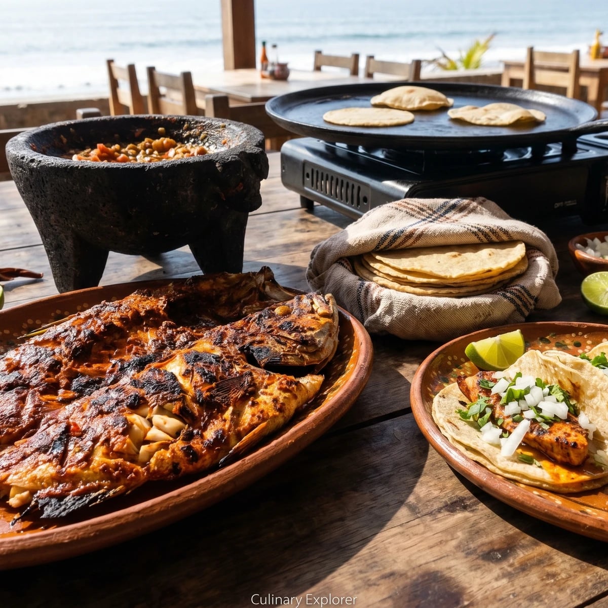 Nayarit Grilled Fish Tacos (Pescado Zarandeado)