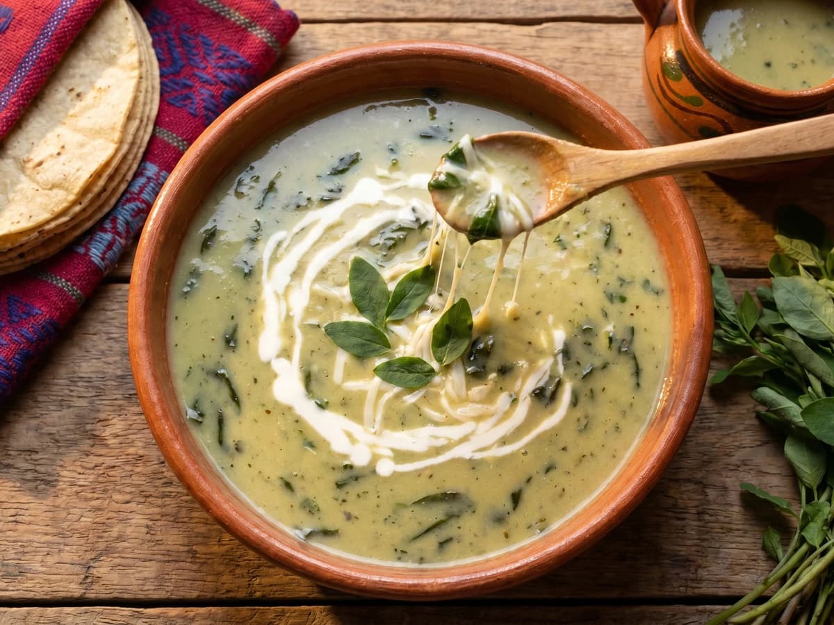 Crema de Chepil de Teotitlán del Valle - Chef Lupita