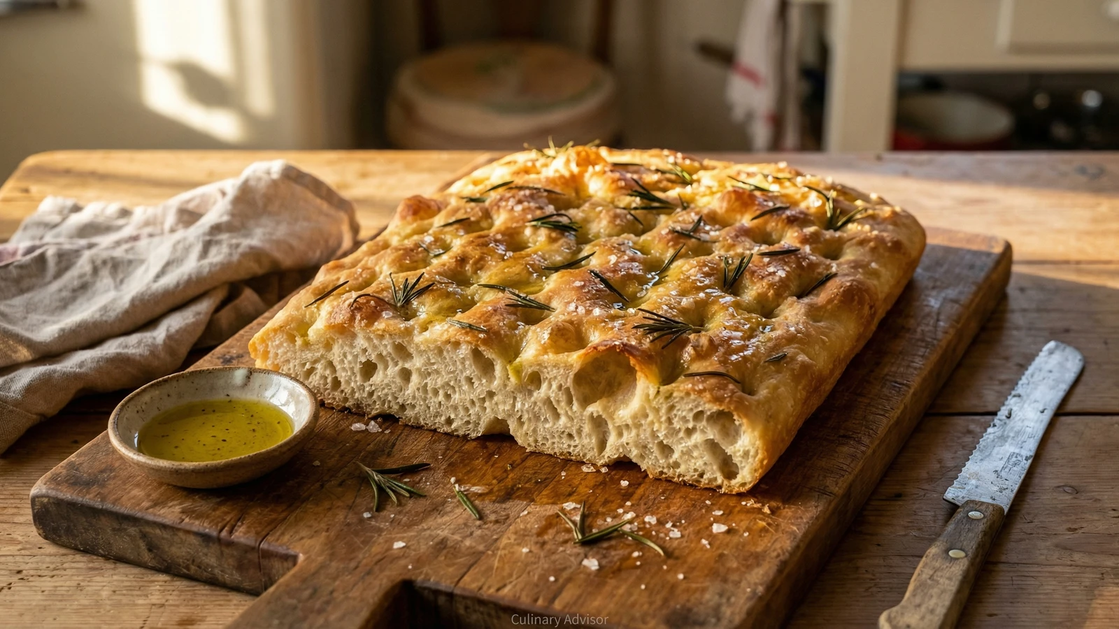 Rosemary Sea Salt Focaccia