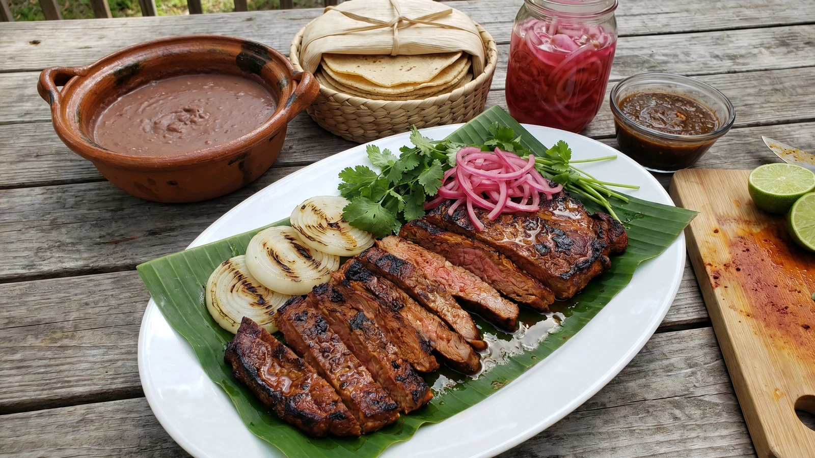 Carne Asada al Recado Rojo Yucateca