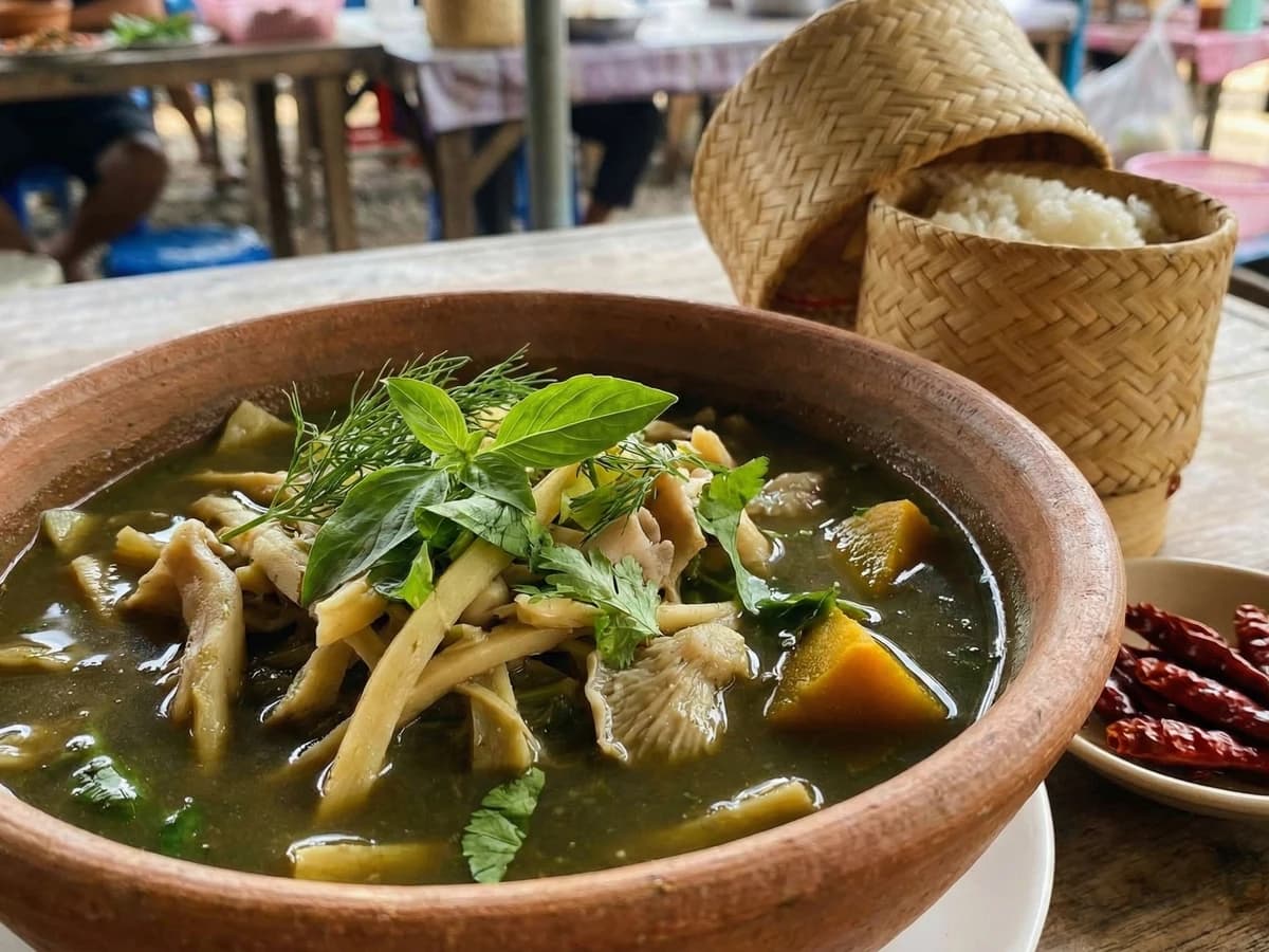 Isan Bamboo Shoot Soup (Gaeng Nor Mai) - Chef Fai