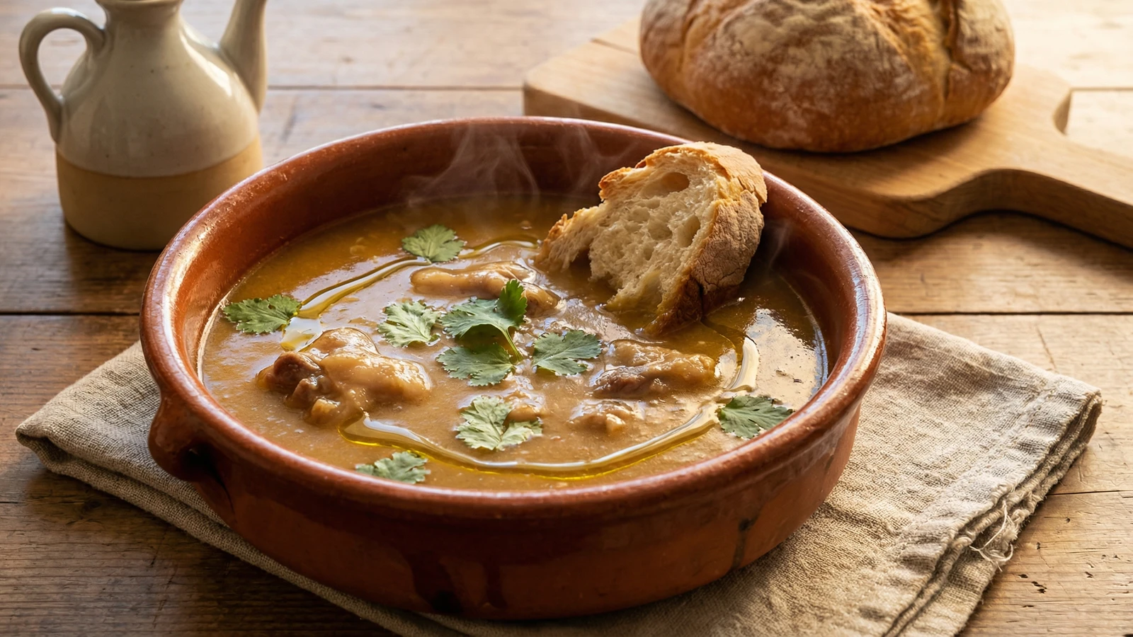 Sopa de Pezinhos de Coentrada