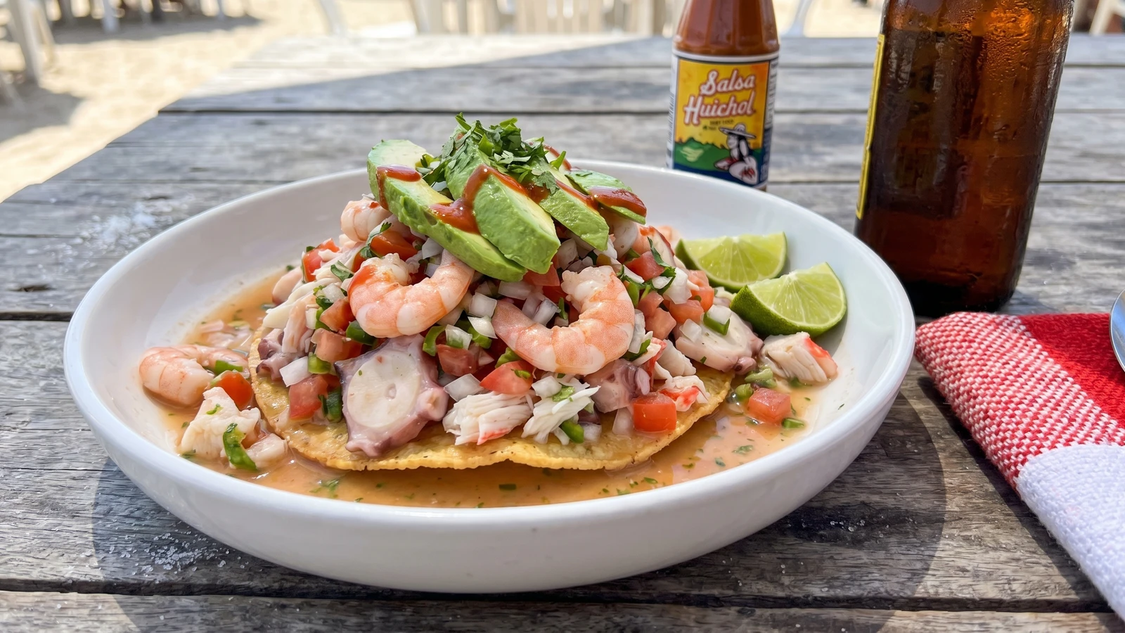 Tostadas de Mariscos Sinaloenses