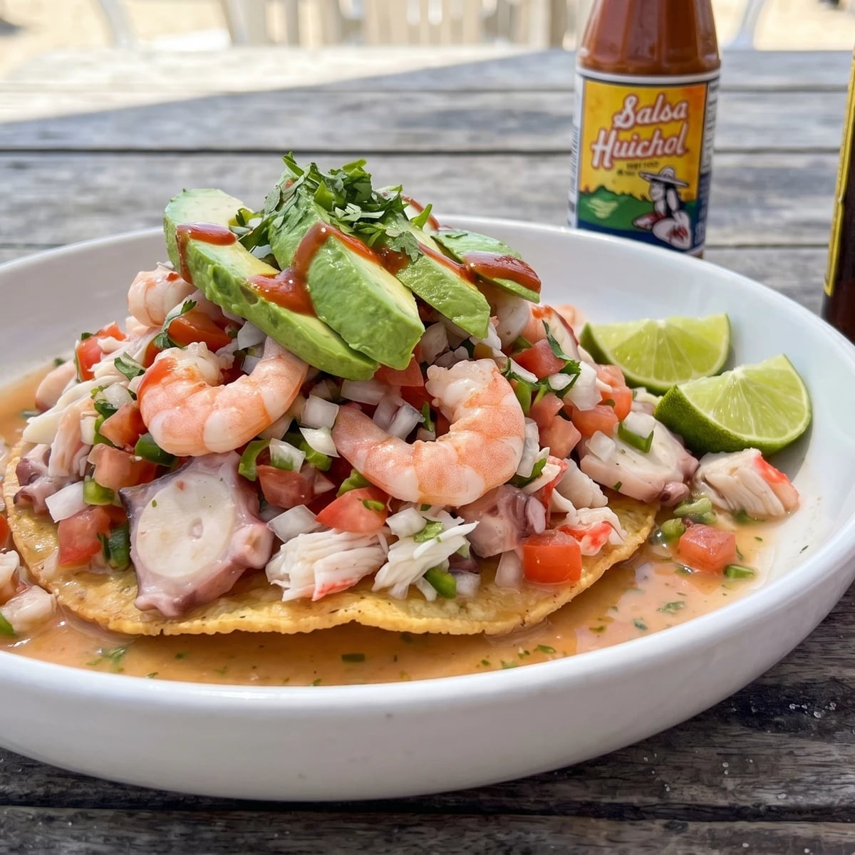 Tostadas de Mariscos Sinaloenses