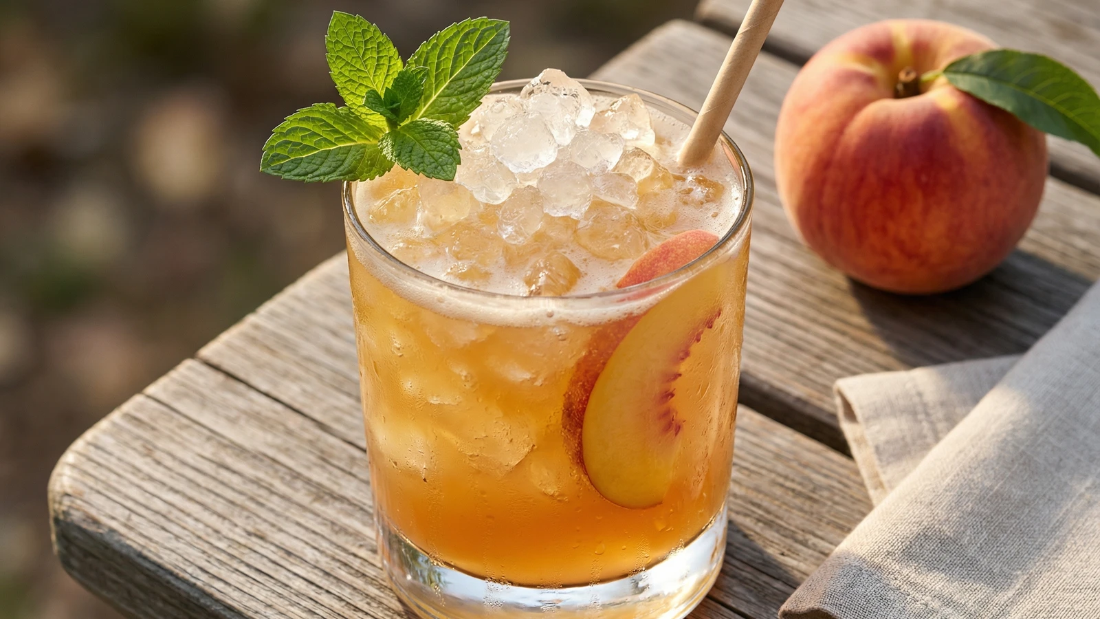 Bourbon Peach Smash