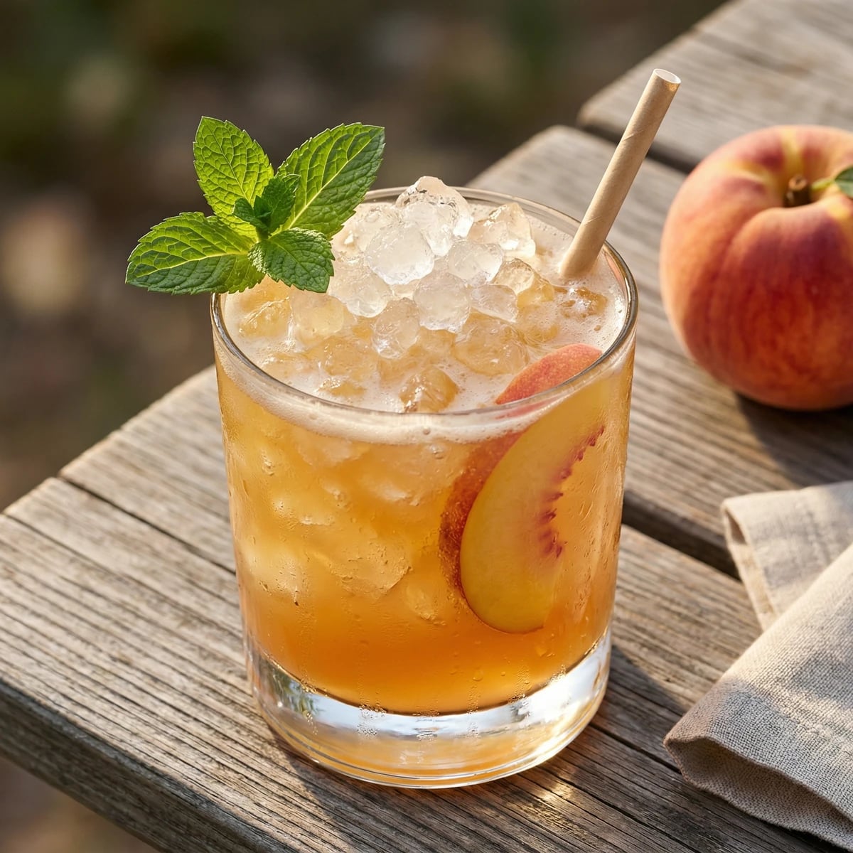 Bourbon Peach Smash