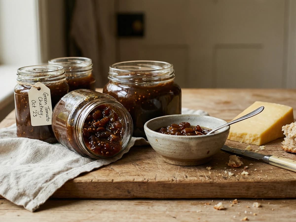 Green Tomato Chutney - Chef Thomas