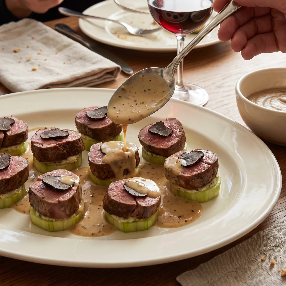 Noisettes de Chevreuil Romanoff
