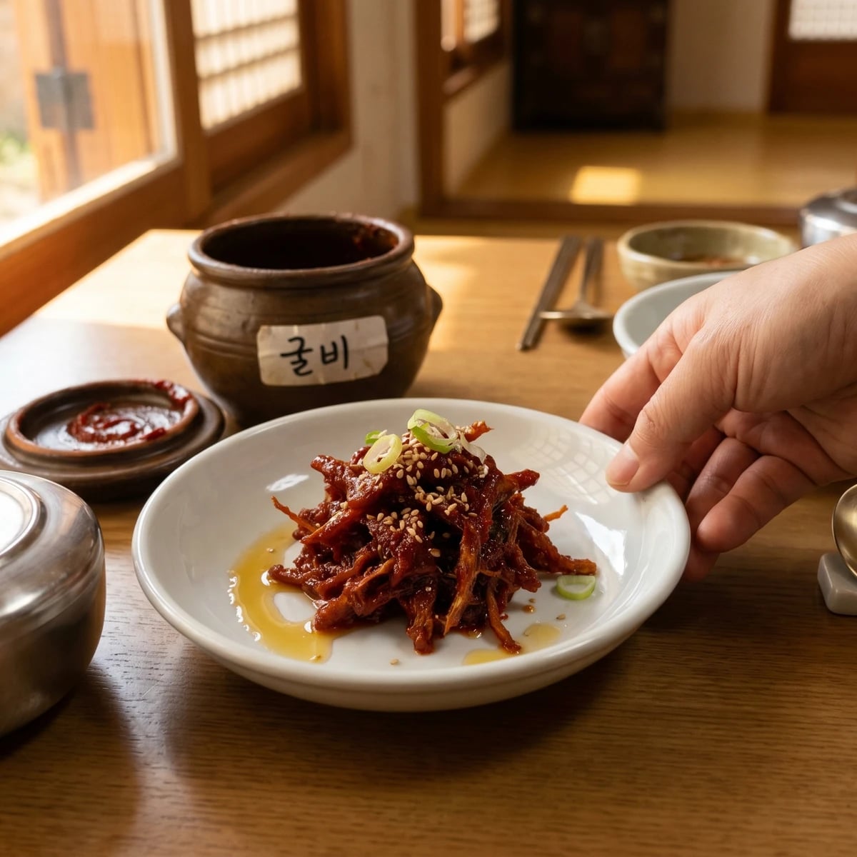 Gulbi-jangajji (Gochujang-Cured Dried Croaker)