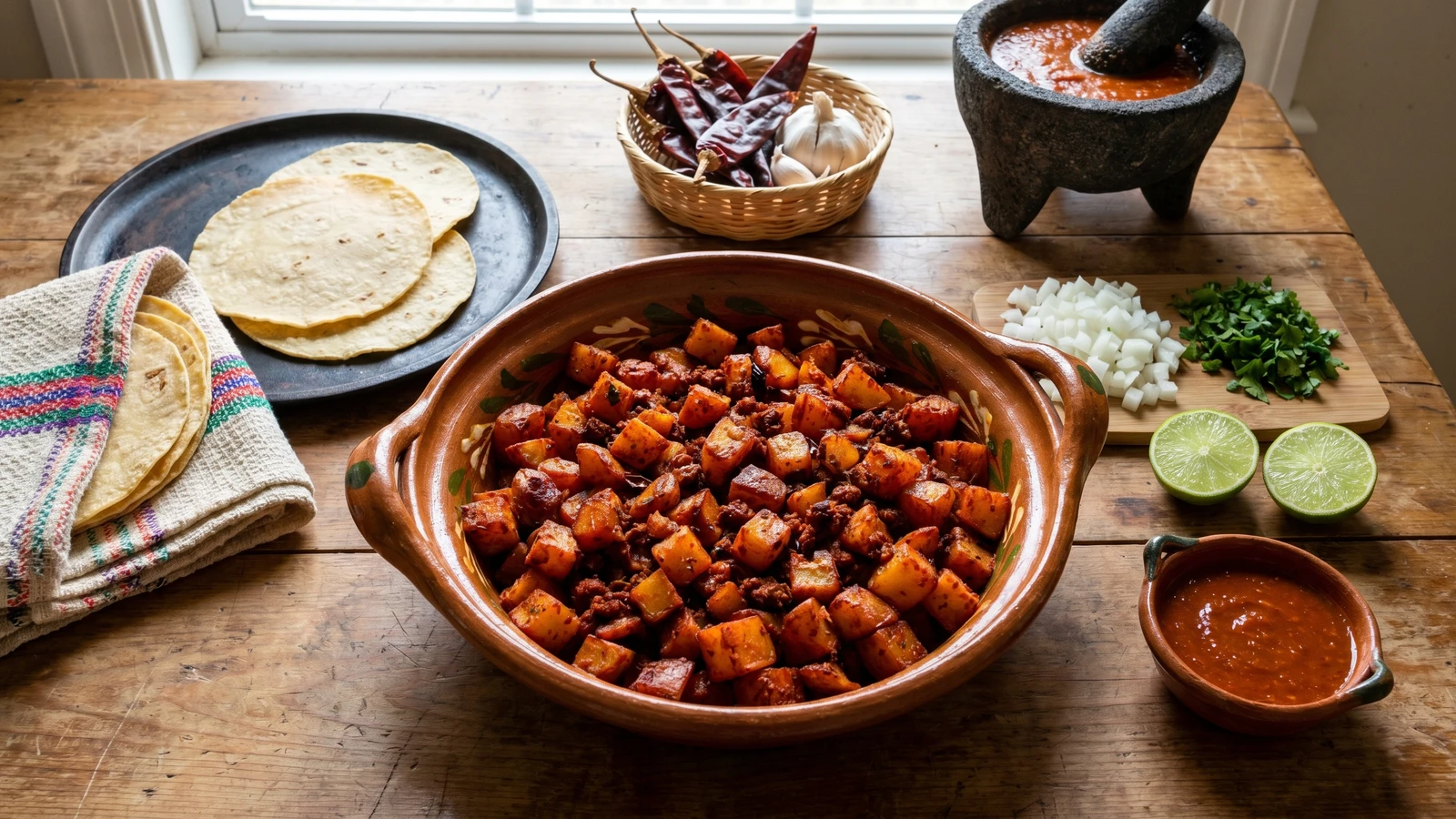 Papas con Chorizo Jalisciense