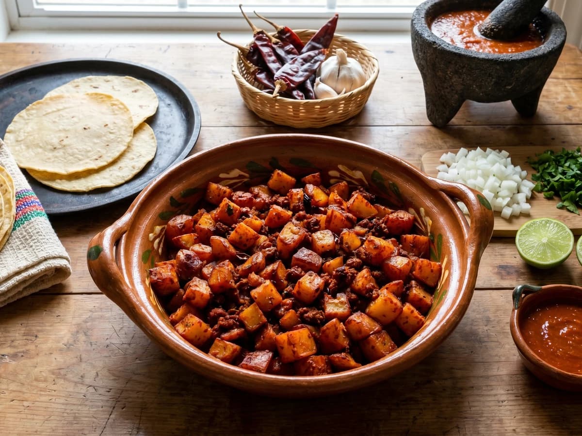 Papas con Chorizo Jalisciense - Chef Lupita