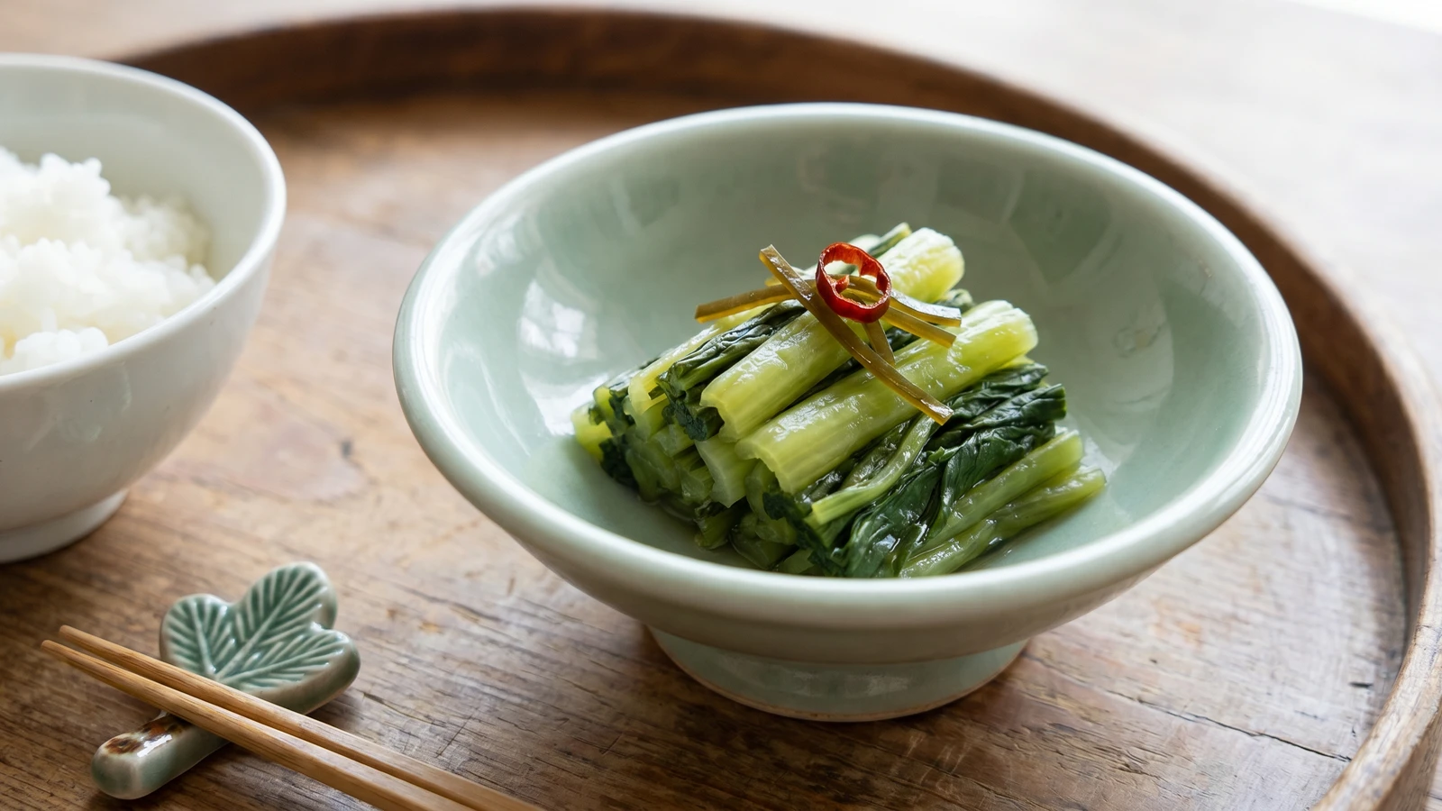Pickled Nozawana Greens (野沢菜漬け, Nozawana-zuke)