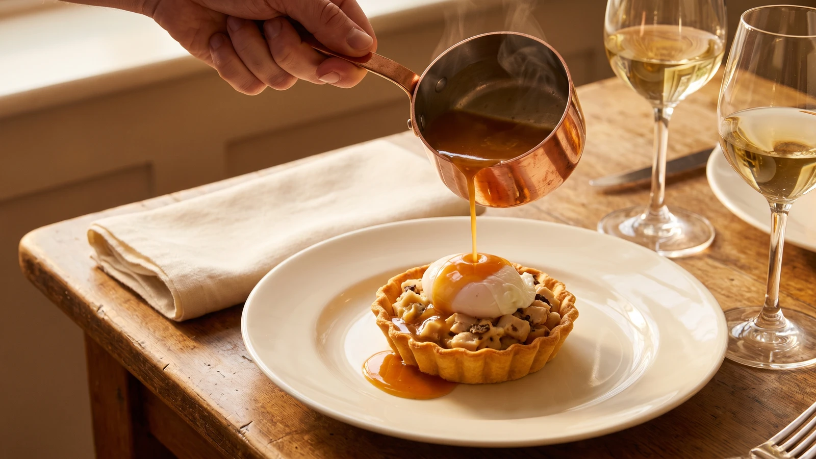 Poached Eggs Boïeldieu