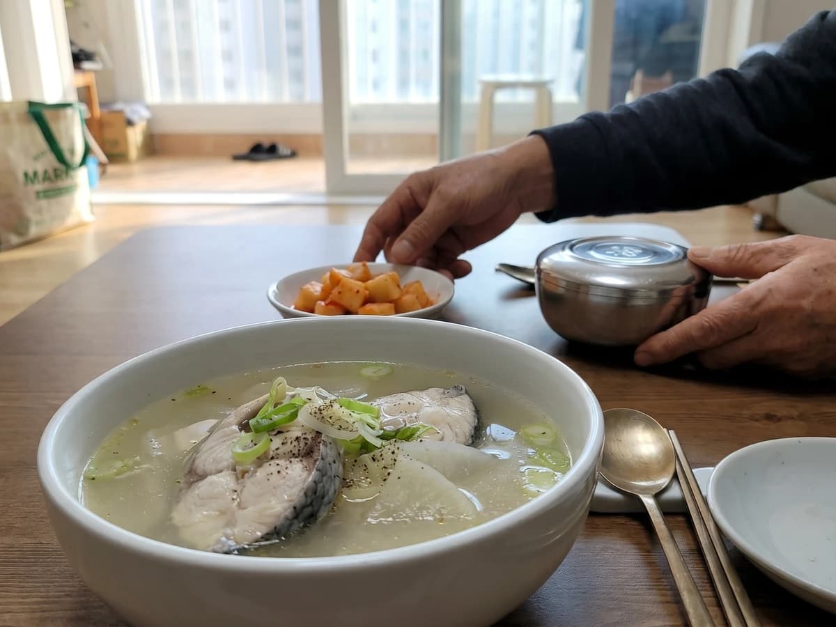 Sungeo-guk (Grey Mullet Soup) - Chef Jeong-sun