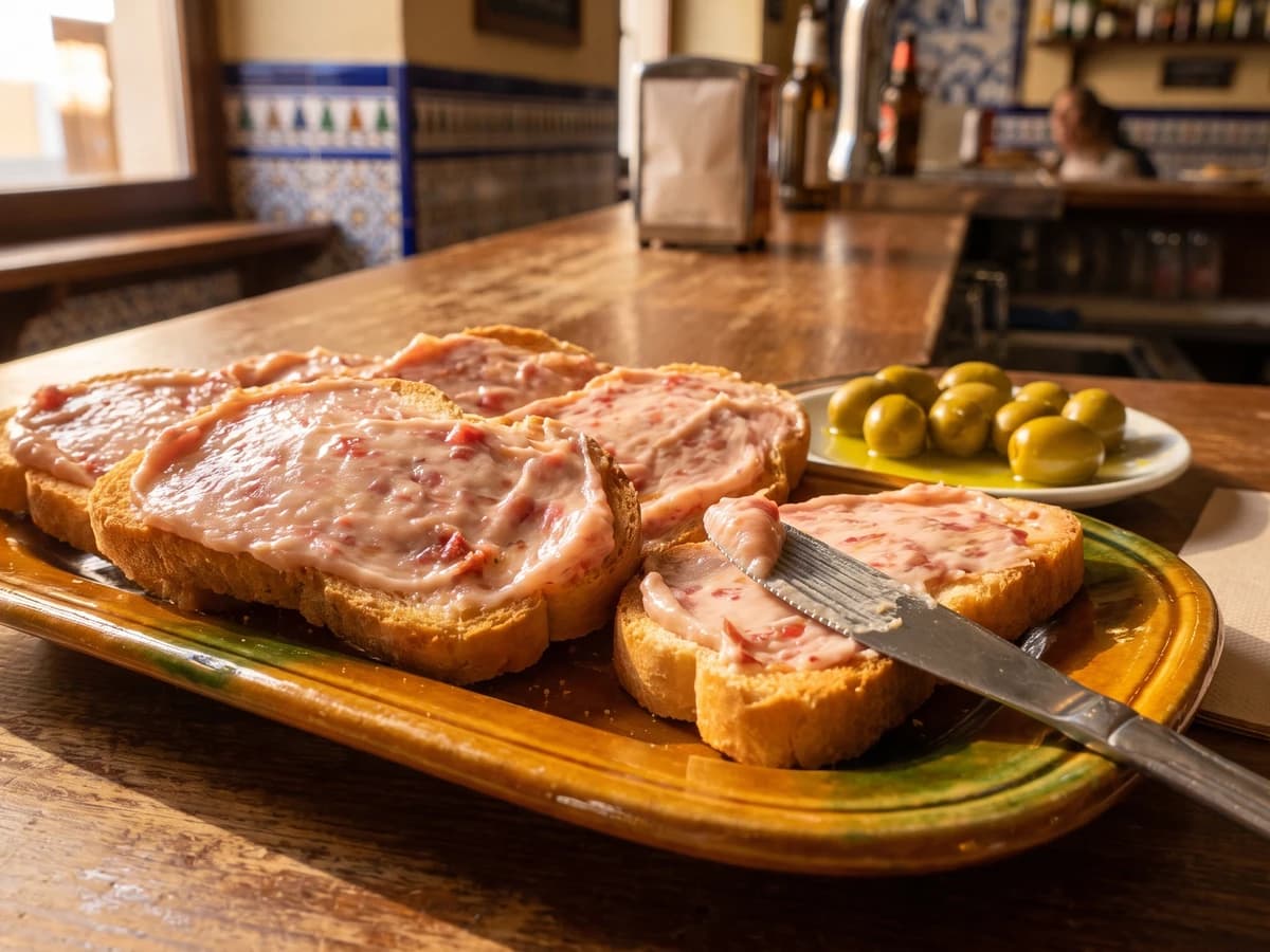 Montadito de Jamon Batido Aragones - Chef Isabel