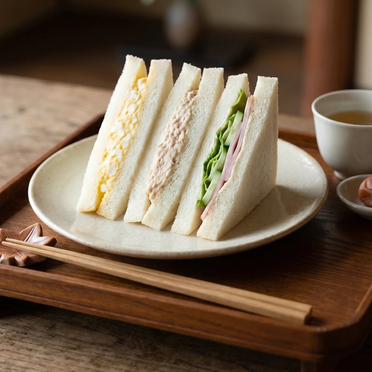 Mix Sando (ミックスサンド, mixed Japanese sandwiches)