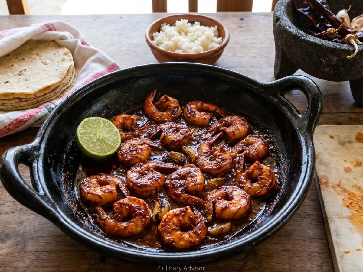 Camarones al Chileajo de la Costa Oaxaqueña - Chef Lupita