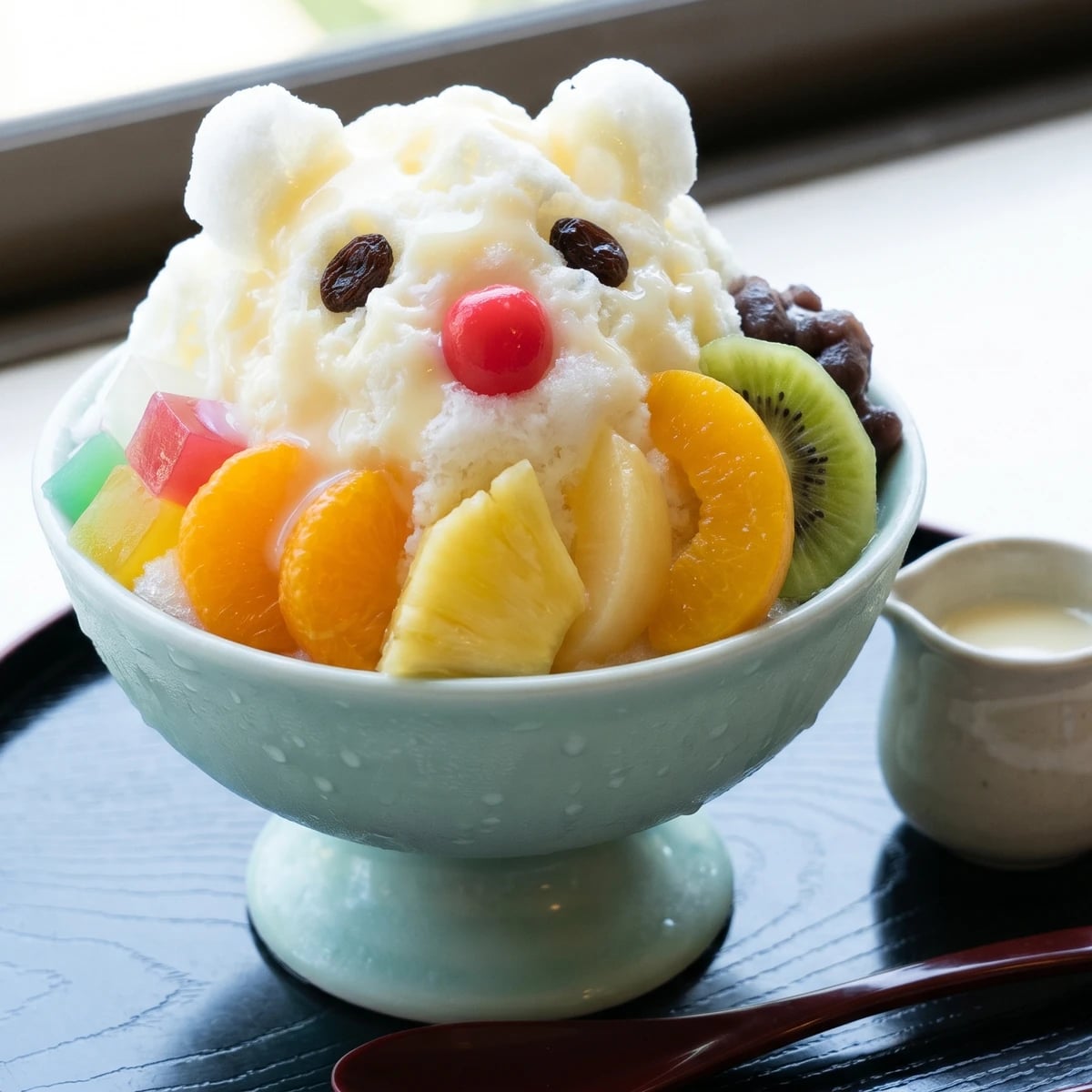 Shirokuma (白熊, Kagoshima shaved ice)