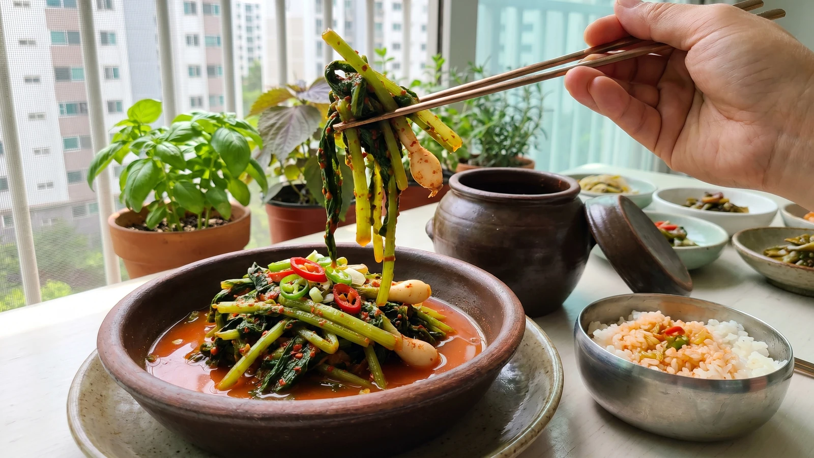 Yeolmu-kimchi (Young Summer Radish Kimchi)