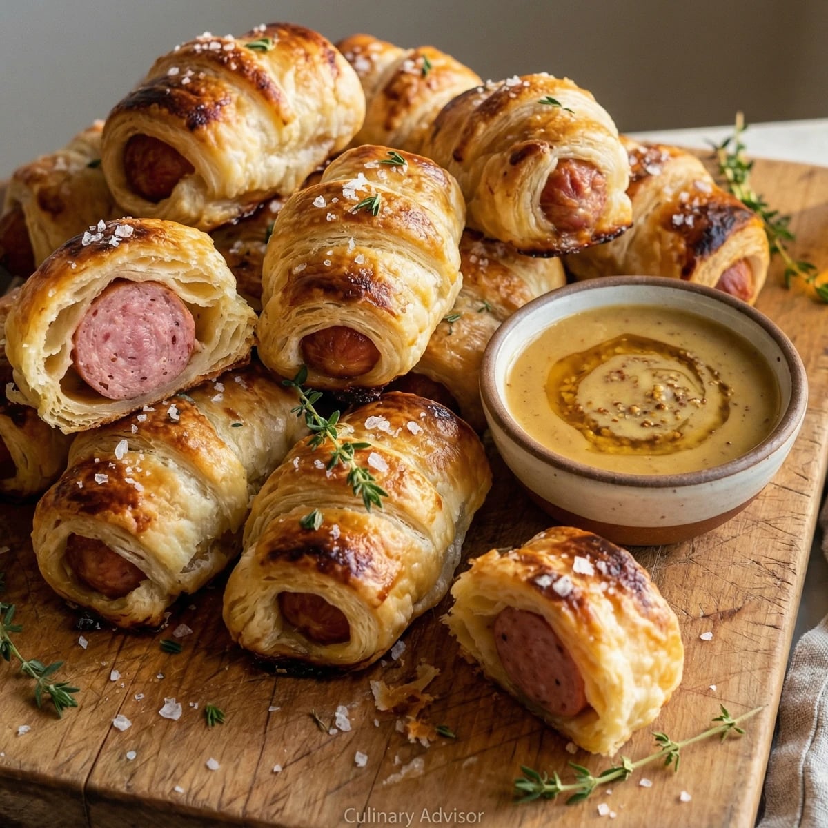 Andouille Pigs in Blankets