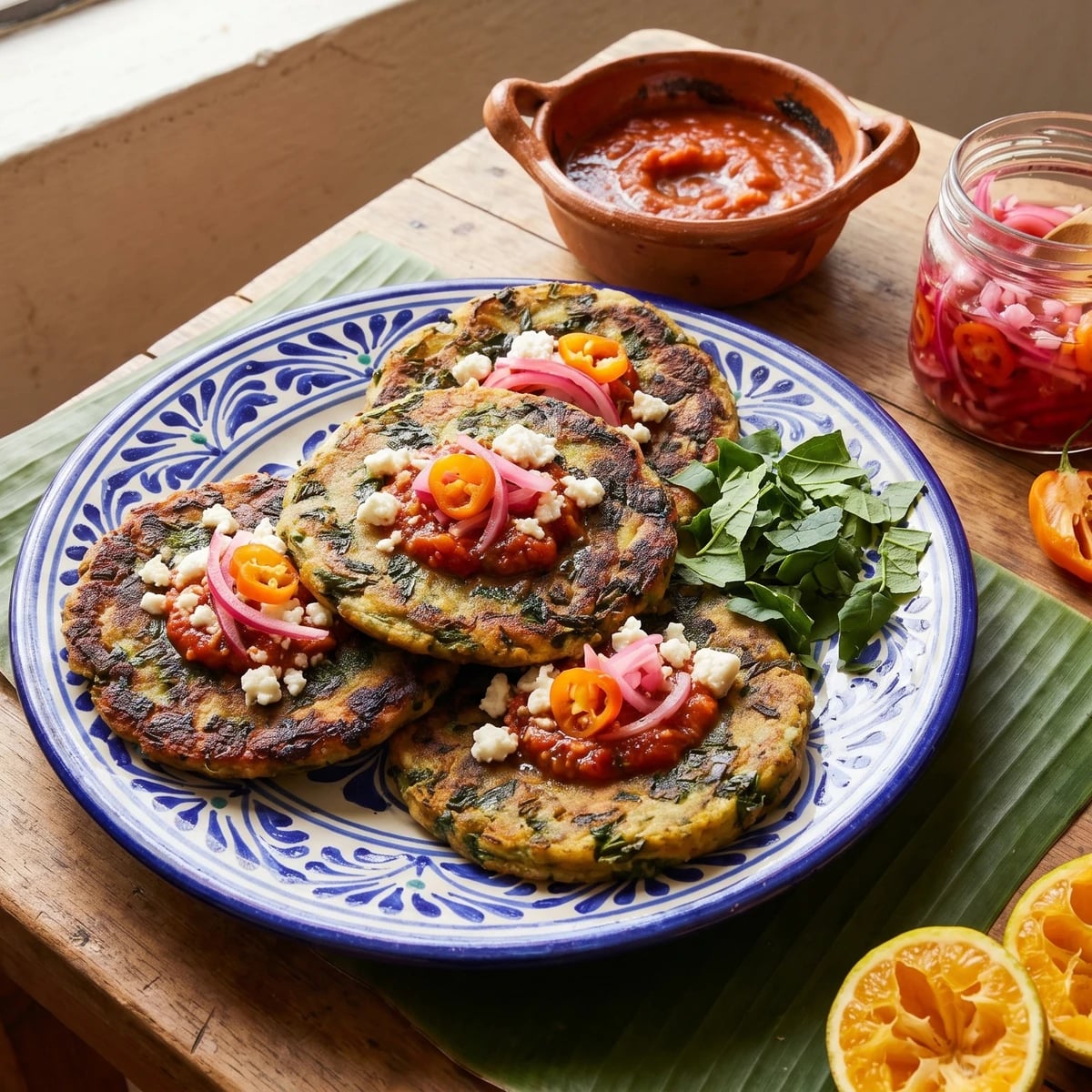 Chayitas (Tortitas Yucatecas de Chaya)