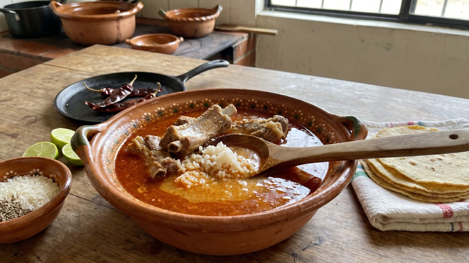 Colima Pork and Rice Stew (Chilayo)