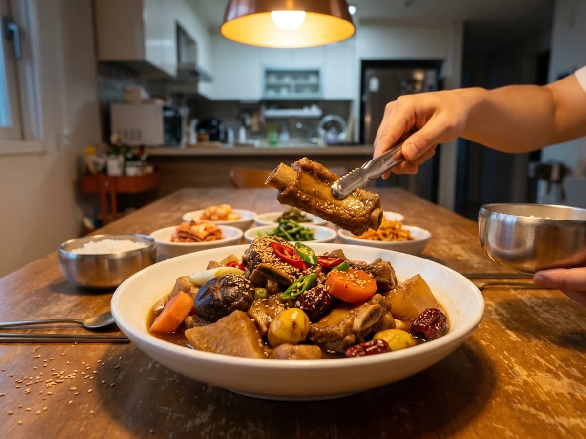 Dwaeji-galbi-jjim (Braised Pork Ribs) - Chef Jeong-sun