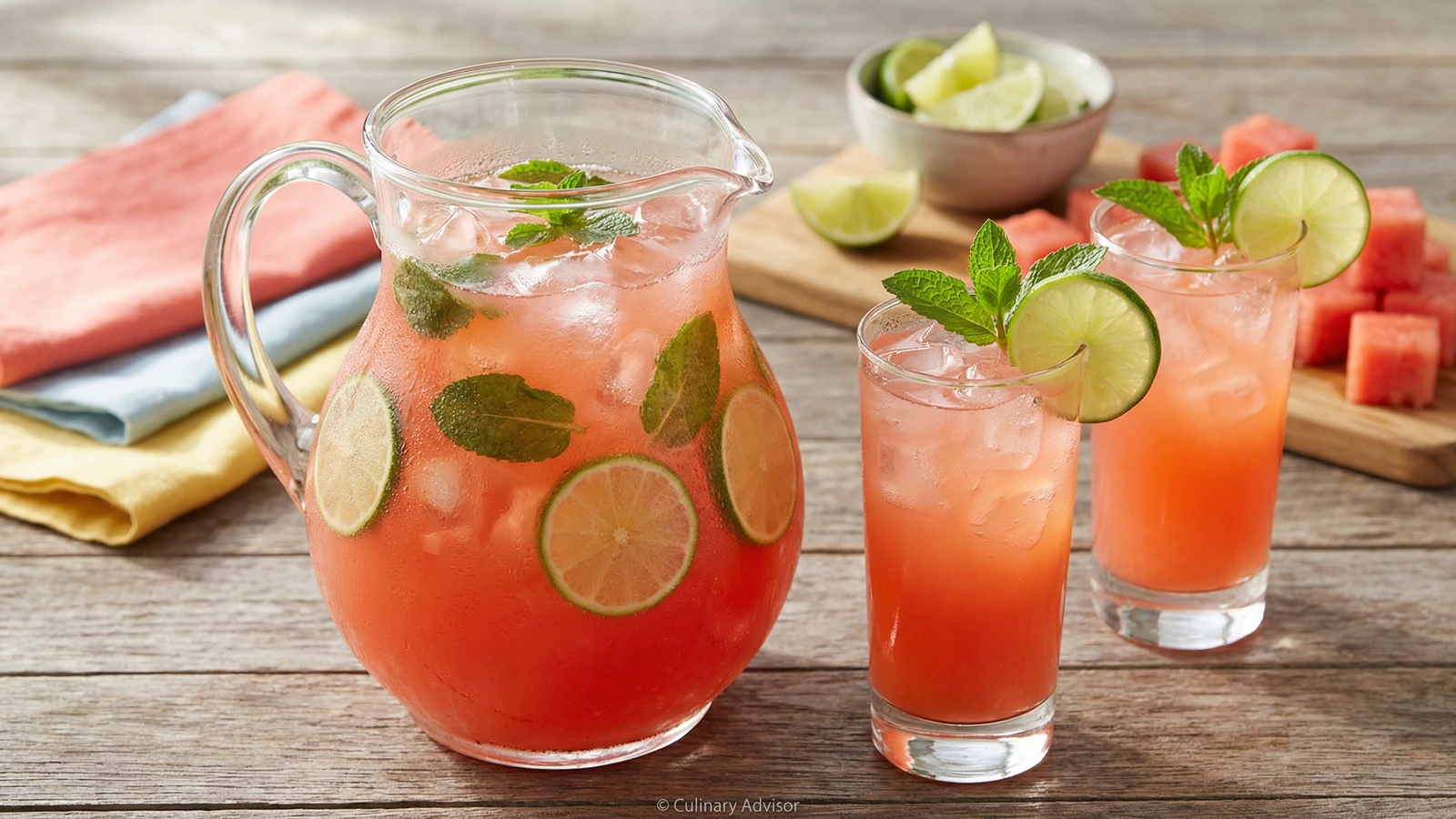 Watermelon Mint Agua Fresca