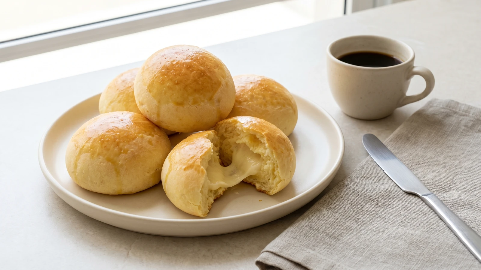 Pão de Batata com Catupiry
