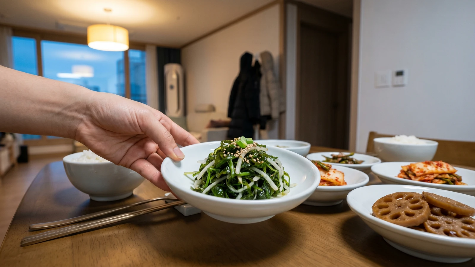 Parae-muchim (Green Laver Salad)