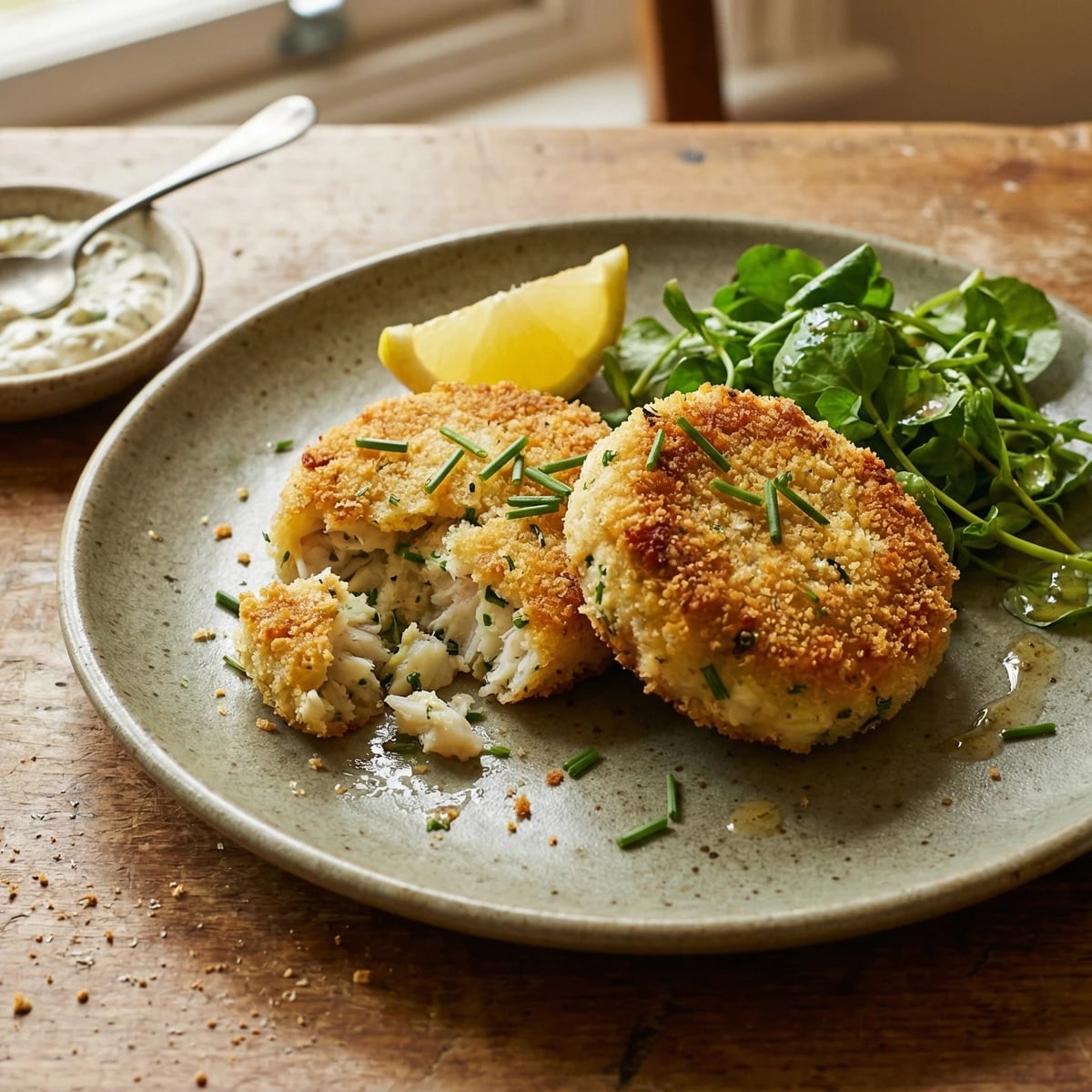Smoked Haddock and Chive Fishcakes