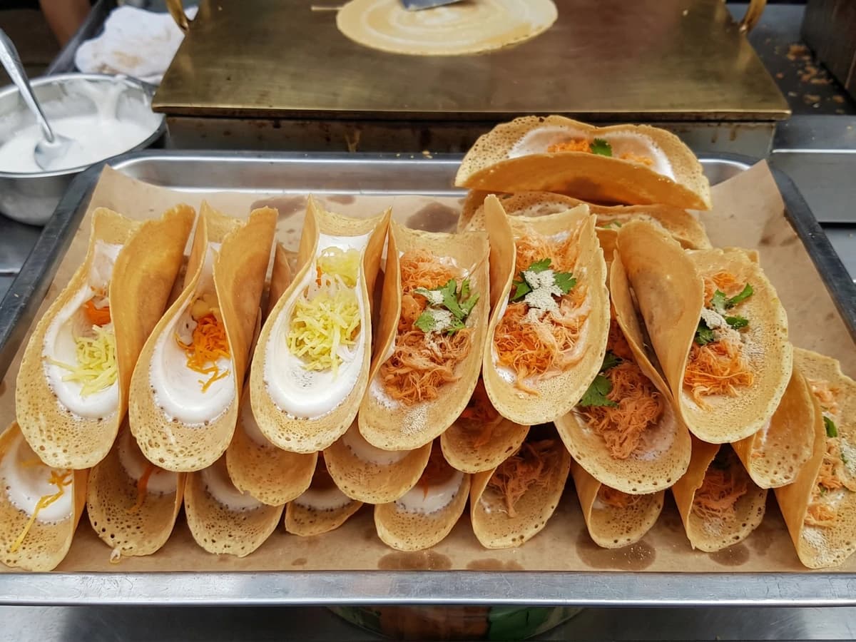 Crispy Thai Crepes (Khanom Buang)