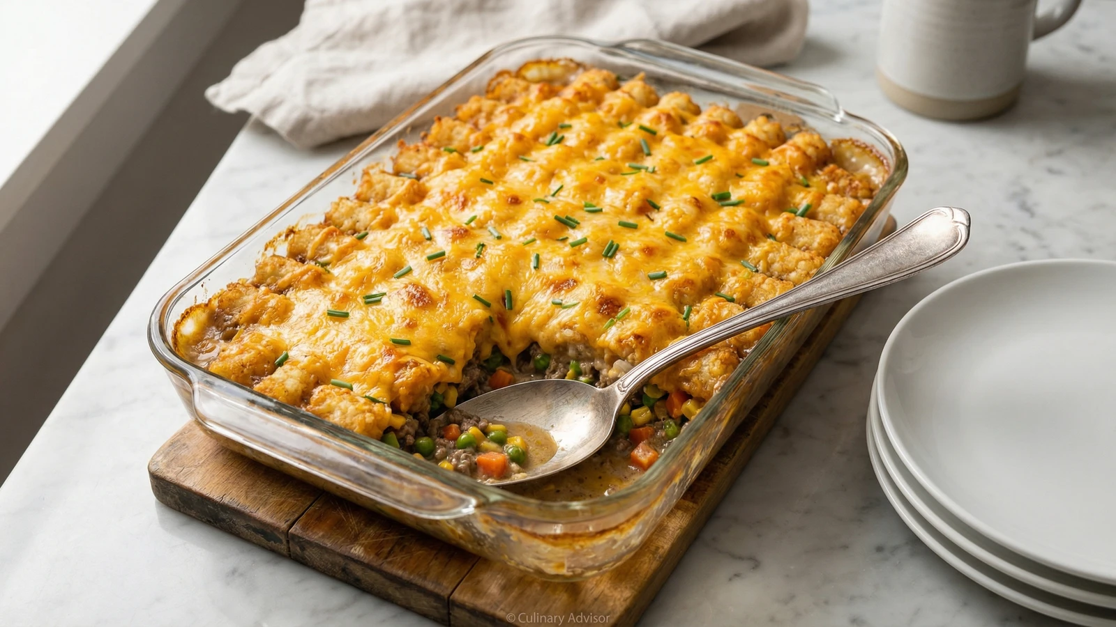 Minnesota Tater Tot Hotdish