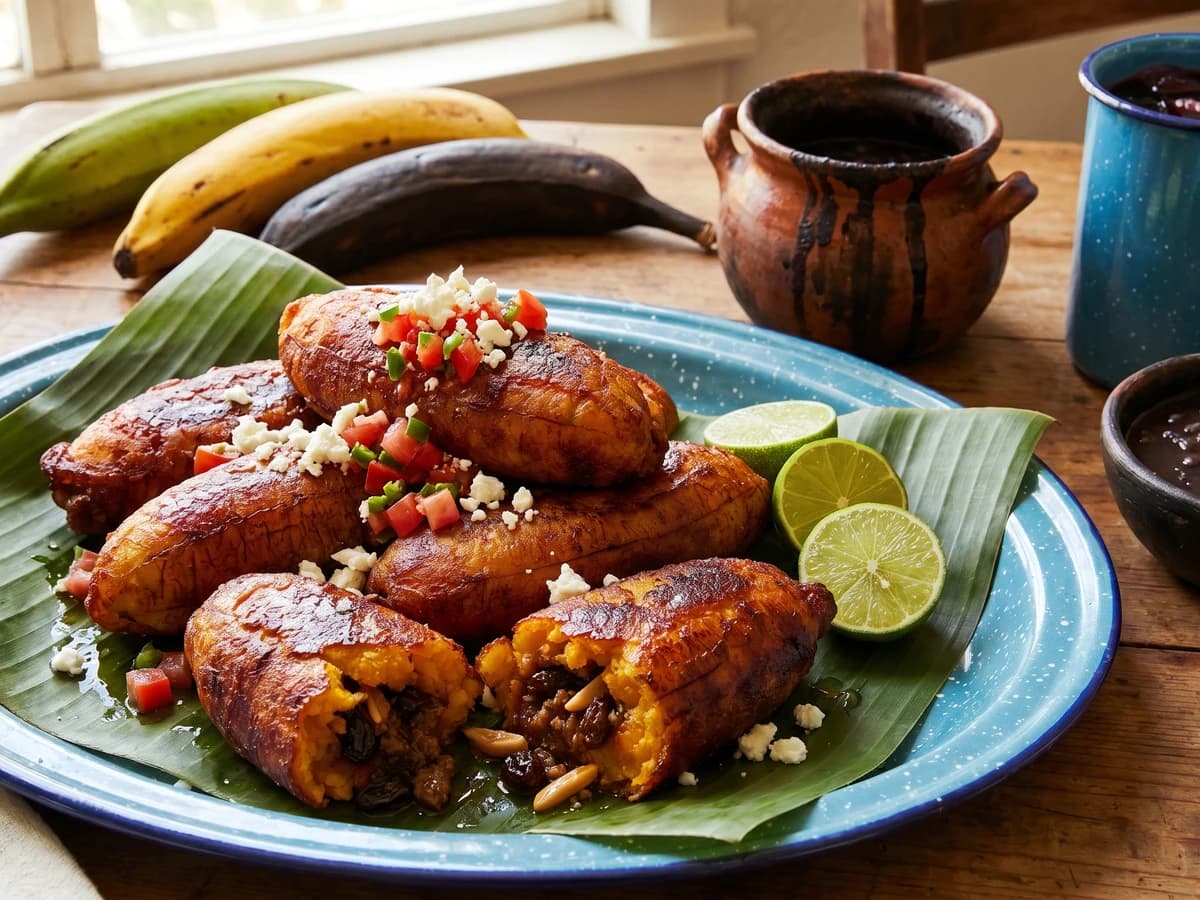 Plátanos Rellenos de Picadillo Jarocho - Chef Lupita